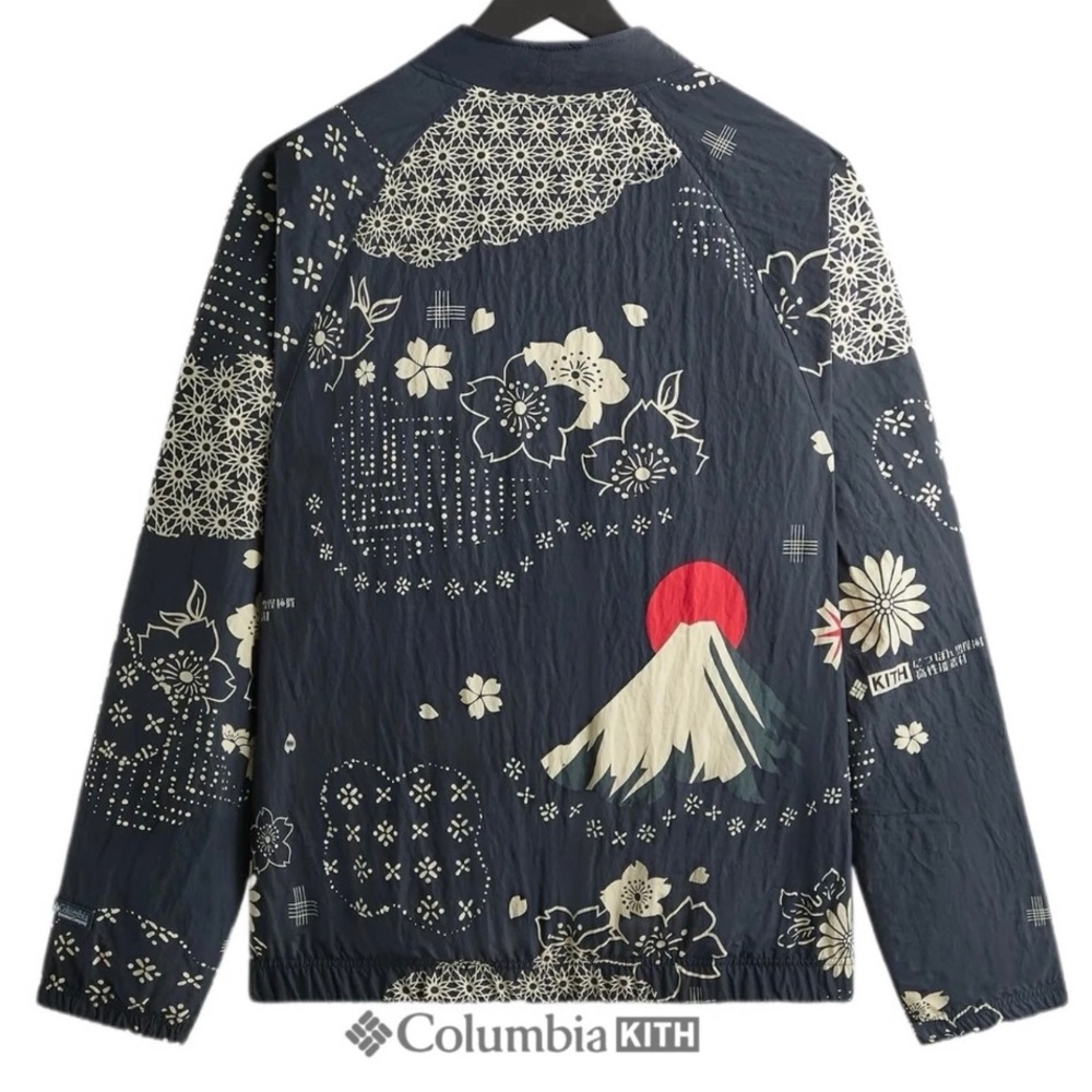 Kith Columbia NSE Reversible Nocturnal Montsuki Jacket size Large In hand - Picture 4 of 15
